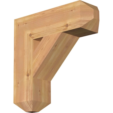 Ekena Millwork Traditional Craftsman Smooth Bracket, Western Red Cedar, 5 1/2"W x 20"D x 20"H BKT06X20X20TRA04SWR
